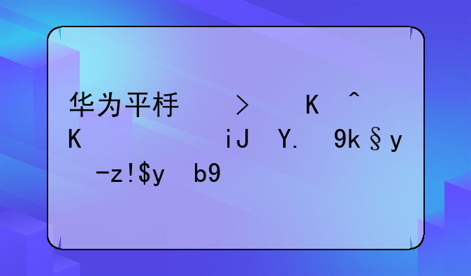 华为平板可以下载支付宝电脑版吗