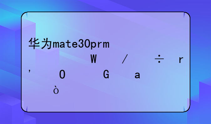 华为mate30pro如何下载有道翻译官App？