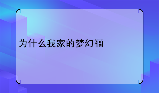为什么我家的梦幻西游打开时出现获取服务器列表失败