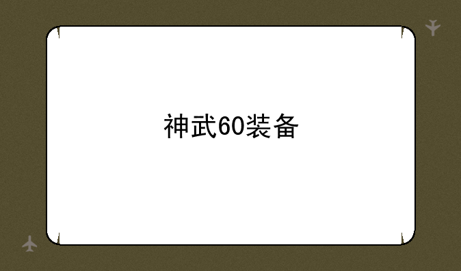 神武60装备